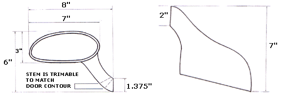 VF4 Hot Rod Mirrors (Pair) - VisionHotRodConcepts